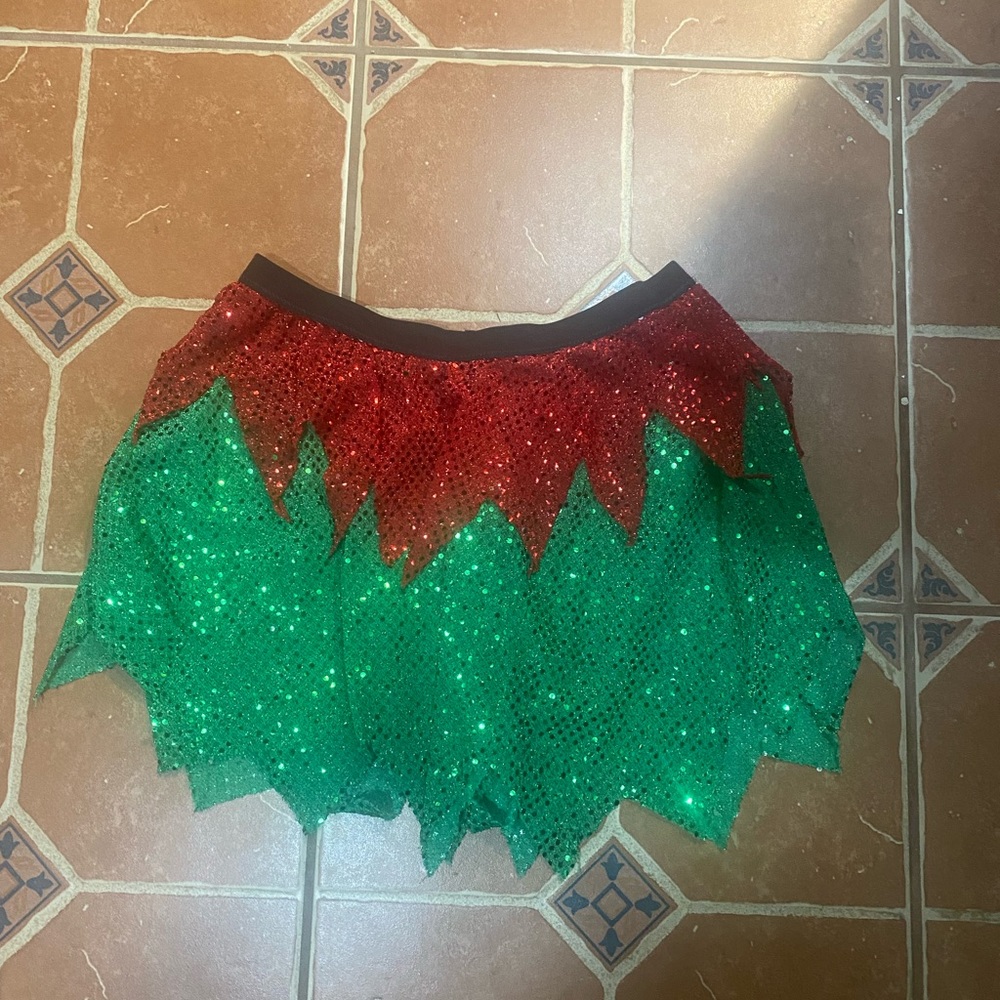 Cute Elf Holiday Skirt